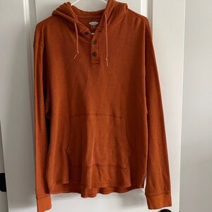 Old Navy Men's Burnt Orange Hoodie